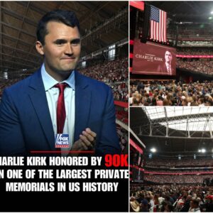 Charlie Kirk honored by 90K in one of the largest memorials for a private citizen nn