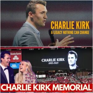 Tribute video for Charlie Kirk played to thousands at memorial
