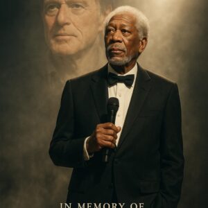 In front of 90,000 people Morgan Freeman was carefully brought to a chair in the middle of the stage. Though life’s struggles had weighed on his, his emotions were still heavy. - H