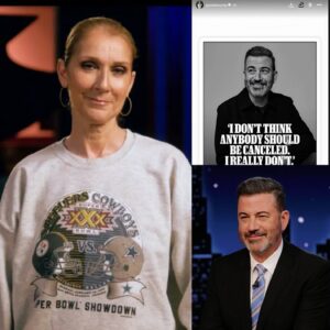 "WE WILL NOT BE SILENT" — Celine Dion Unleashes Fury on Jimmy Kimmel — Shockwaves Rock Entertainment Industry - H