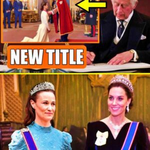 ROYALS IN SH0CK! Pippa Middleton Receives A SPECIAL Royal TITLE From King Charles Thanks To Sister Catherine 😱👇👇