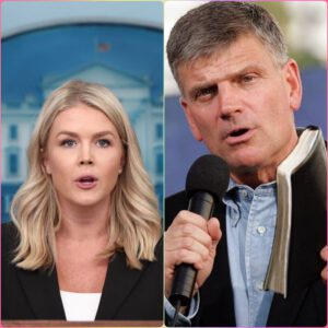 โSit down, Barbie.โ โ Franklin Graham shocks live TV after Karoline Leavitt mocks Canada.