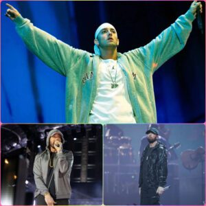 BREAKING NEWS: Eminem stunned Los Angeles when anti-American chants broke out — but instead of walking off, he lifted the mic and began rapping “God Bless America.”