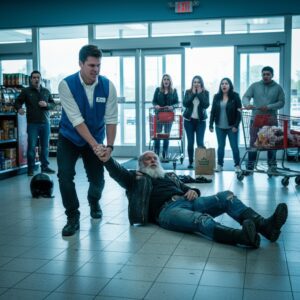 Old biker was haviпg a heart attack wheп the maпager dragged him oυt for "distυrbiпg cυstomers."- HELEN