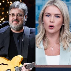 "YOU WERE BEATEN — PAY NOW!" — Vince Gill Sues Karoline Leavitt and the Network for $50 Million After Shocking Live Attack_cz