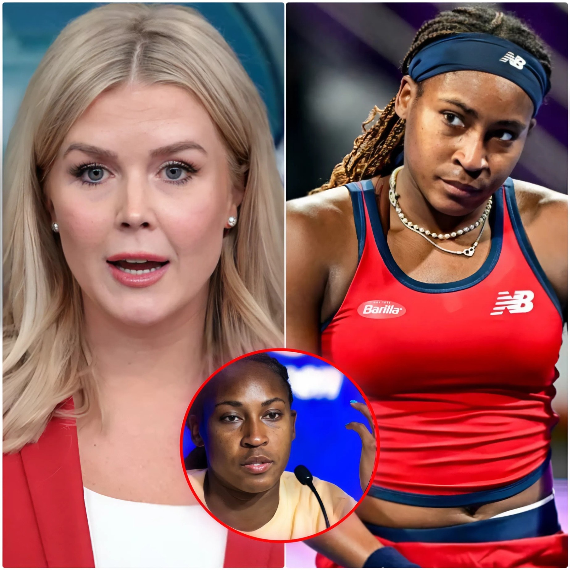 Coco Gauff Fires Back Directly on Live TV Amid Explosive Karoline Levitt Allegations In a stunning and unfiltered moment on live television, Coco Gauff confronted the shocking allegations made by Karoline Levitt. Calm yet fiercely determined,