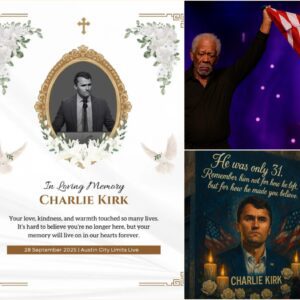 MORGAN FREEMAN SHATTERS AMERICA WITH AUSTIN TRIBUTE TO CHARLIE KIRK — A NIGHT THAT PROMISES TO SHAKE HISTORY - H