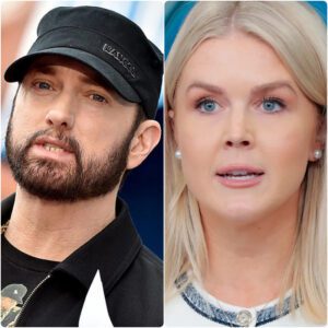 🚨 “YOU WERE BEATEN — PAY NOW!” — Eminem hits Karoline Leavitt and the network with a jaw-dropping $50 MILLION lawsuit