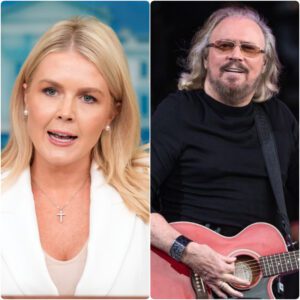 ๐จ โYOU WERE BEATEN โ PAY NOW!โ โ Barry Gibb hits Karoline Leavitt and the network with a jaw-dropping $50 MILLION lawsuit