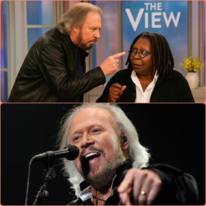 Barry Gibb just detonated daytime TV — storming off The View after torching Whoopi, Joy, and Ana in a fiery showdown.