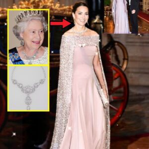 OMG! Princess Catherine DAZZLED In Glittering McQueen Gown & Queen's Most Expensive Diamond Necklace In the World - Hidden Meaning Behind the Necklace Stuns Everyone 😱👇👇