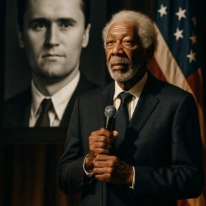 Morgan Freeman’s Haunting Tribute to Charlie Kirk: When a Voice Becomes a Legacy - H