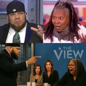 Whoopi Goldberg yelled a second time, "CUT! GET HIM OFF THE STUDIO!"—it was too late.