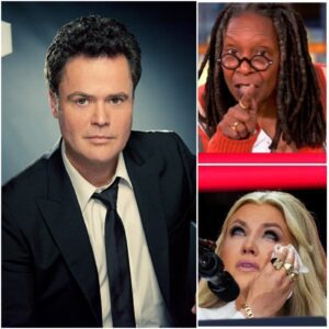 BREAKING: Donny Osmond Stuns Live Studio by Defending Erika Kirk After Whoopi Goldberg’s Outburst