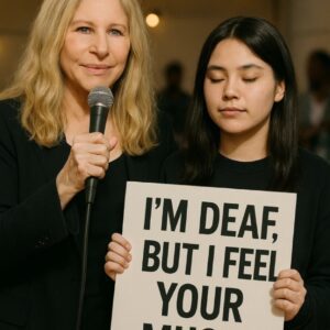 Barbra Streisand Creates Unforgettable Moment With Deaf Fan in New York. ws