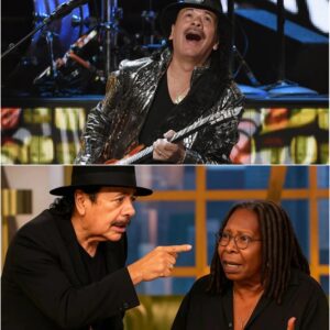 The exact moment Whoopi Goldberg shouted, “CUT! GET HIM OFF MY SET!” — it was already too late. Carlos Santana had just turned The View into ground zero for live-television