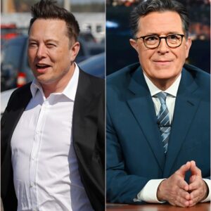 Chaos on Late Night: Stephen Colbert and Elon Musk Clash Live on Air. ws