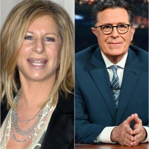 Studio in Chaos: Stephen Colbert and Barbra Streisand Clash Live on Air. ws