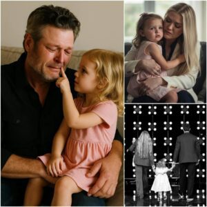 💔 Heartbreaking Reunion: Blake Shelton Comforts 3-Year-Old Daughter Amid Loss of Her Father 💔 naaa