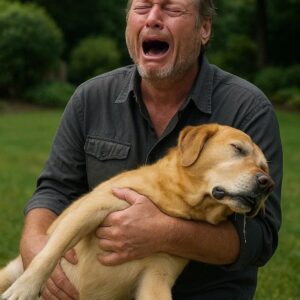 A HEARTBREAKING GOODBYE: The world knows Blake Shelton as the unshakeable King of Country, a pillar of strength and tradition, but in a private, stunned moment, that cool exterior gives way naaa