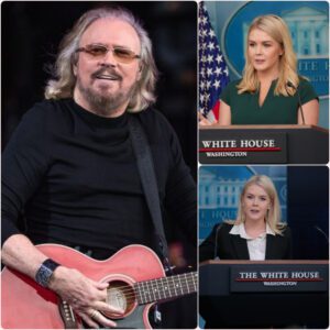 Barry Gibb rose, steady under the lights, and delivered twelve words that silenced the crowd_TT
