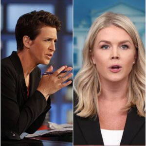 BOOM: Chaos erupted on live TV when Rachel Maddow demanded security immediately remove Karoline Leavitt from the set.