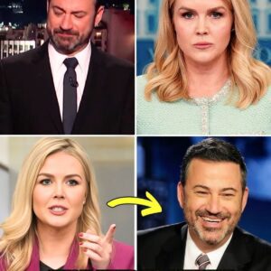 EXCLUSIVE: Jimmy Kimmel Insults Karoline Leavitt Live — Her Savage Response Leaves Him Stunned and the Internet in a Frenzy!
