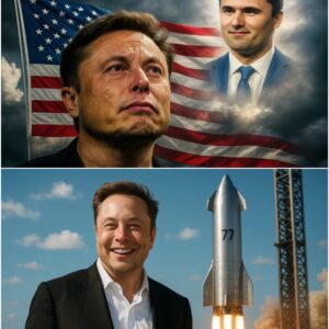 Elon Musk stunned the public when he revealed that every spacecraft launched after 2026 would carry the number #77 in memory of the late activist Charlie Kirk. Musk explained the significance, saying: