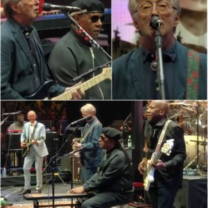 Two music icons, Eric Clapton and Stevie Wonder, delivered a show-stopping performance of "Crossroads" at the Crossroads Guitar Festival, blending blues mastery with soulful brilliance.