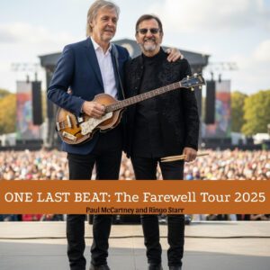 ONE LAST BEAT: The Farewell Tour 2025 This autumn, the world will witness history. Paul McCartney and Ringo Starr, the final two Beatles, have confirmed โOne Last Beat: Farewell Tour 2025โ
