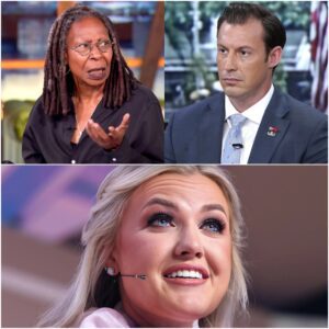 “Sit down, Barbie.” — Whoopi Goldberg suddenly lashed out at Erika Kirk, calling her a “T.R.U.M.P. puppet” live on air. But just minutes later, before Erika could even respond