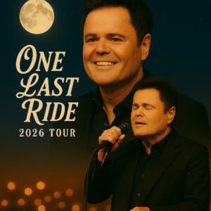 💛 Donny Osmond Announces 2026 “Stay With Us” Reunion Tour — A Soulful Revival That Fans Have Waited Decades For...