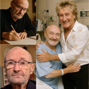 The pop world fell silent this morning as fellow music legend Rod Stewart tearfully revealed that Phil Collins