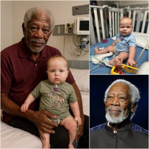 Morgan Freeman’s $50,000 Gift Shines a Light on the Barnes Family’s “Brave Bear” - H