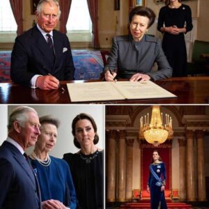 Royal Shockwave: King Charles and Princess Anne Sign Decree Sidestepping Camilla, Elevating Catherine to Power