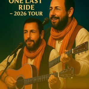 Adam Sandler officially announces the 2026 Tour titled ‘One Last Ride’ — A soul-stirring revival that breathes new life into the timeless spirit of Folk Music.