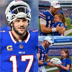 HEARTBREAKING: The Little Girl Who Spent 3 Years Saving Money to Watch the Buffalo Bills – Josh Allen’s Shocking Action - H