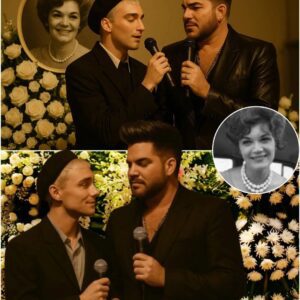 ADAM LAMBERT’S SILENT GOODBYE: A Haunting Duet with Oliver Gliese Stuns Mourners at Connie Francis’s Funeral- nh