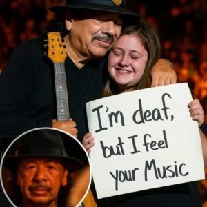 At his Amsterdam show, Carlos Santana created a moment that went far beyond music 🥹! Spotting a fan with a sign that read