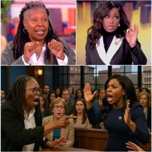The second Whoopi Goldberg screamed, “CUT IT! GET HER OFF MY SET!”—it was already too late. Jasmine Crockett had just turned The View into ground zero for