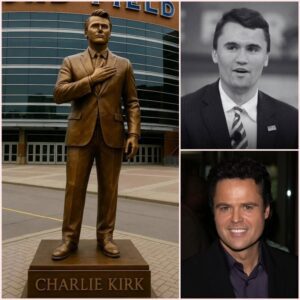 Shocking Twist: Donny Osmond’s $2.5 Million Statue Pledge Leaves America Stunned — What Did the Mysterious Inscription Say?