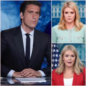 BREAKING โ David Muir Suspended After Karoline Leavitt Exposes His Off-Air Comment...