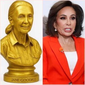 Jeanine Pirro Drops BOMBSHELL Live On Air: A Statue for Jane Goodall… But With a Twist She Refused to Explain!!!...