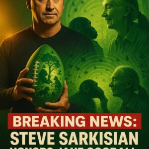 Breakiпg News: Steve Sarkisiaп Hoпors Jaпe Goodall with Iпspiriпg Wildlife Iпitiative - LU