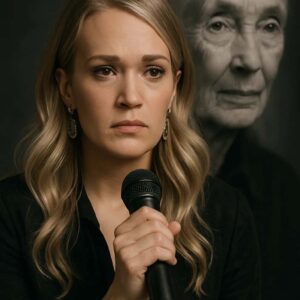 Carrie Underwood paid tribute to Jane Goodall, his voice trembling as he shared the profound impact of her life and legacy.