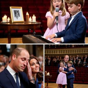 Princess Charlotte and Prince George performed the piano and sang a duet of "We're always here" on the birthday of Queen Diana. "Wherever you are, we still remember you"