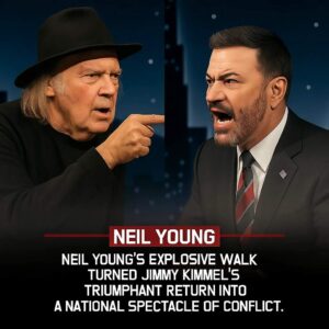 Neil Young Takes on Jimmy Kimmel in Explosive Late-Night Showdown nn