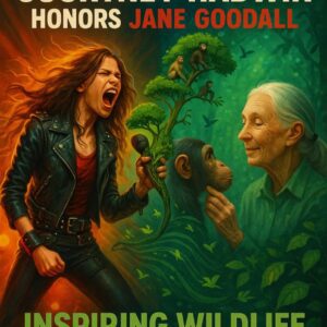 COURTNEY HADWIN HONORS JANE GOODALL WITH GROUNDBREAKING WILDLIFE INITIATIVE - H