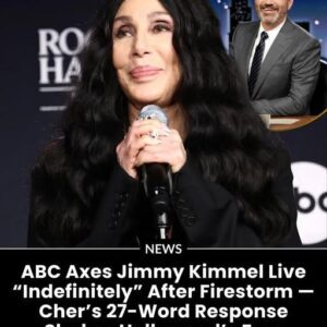 Cher Speaks Out After ABC Pulls Jimmy Kimmel Live Off Air ‘Indefinitely,’ Questions Freedom of Speech...