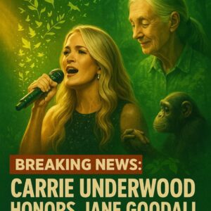 BREAKING NEWS: Carrie Underwood Honors Jane Goodall with a groundbreaking wildlife initiative, blending celebrity influence, awareness campaigns. Rattan